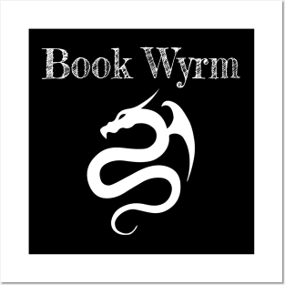 Bookwyrm (White Text) Posters and Art